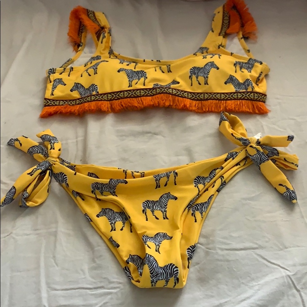 Romwe Zebra Bikini 🦓